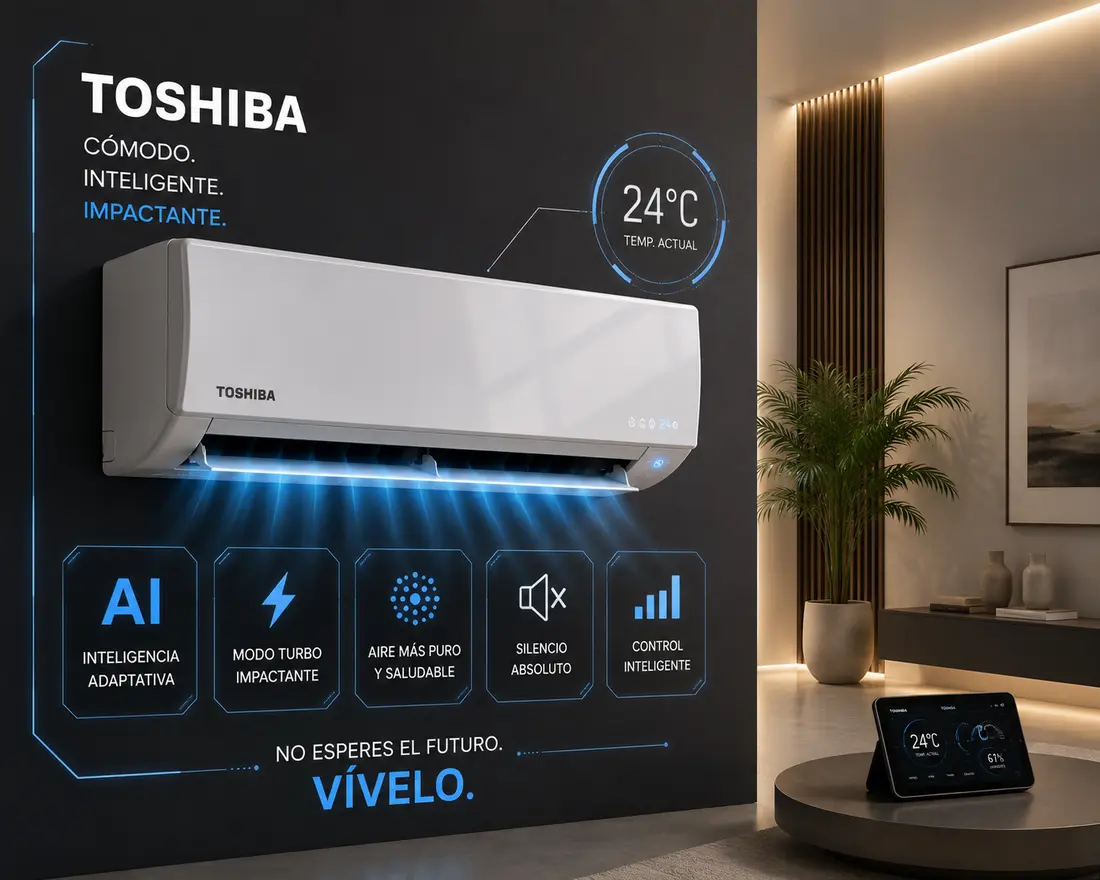 Aire acondicionado Toshiba — códigos de error, averías y servicio técnico Don SAT en Madrid y Guadalajara