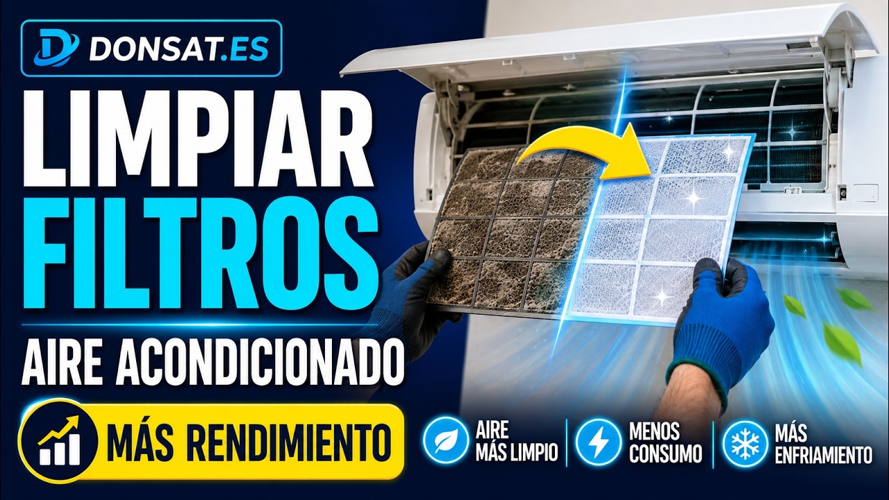 Cómo se limpian los filtros del aire acondicionado