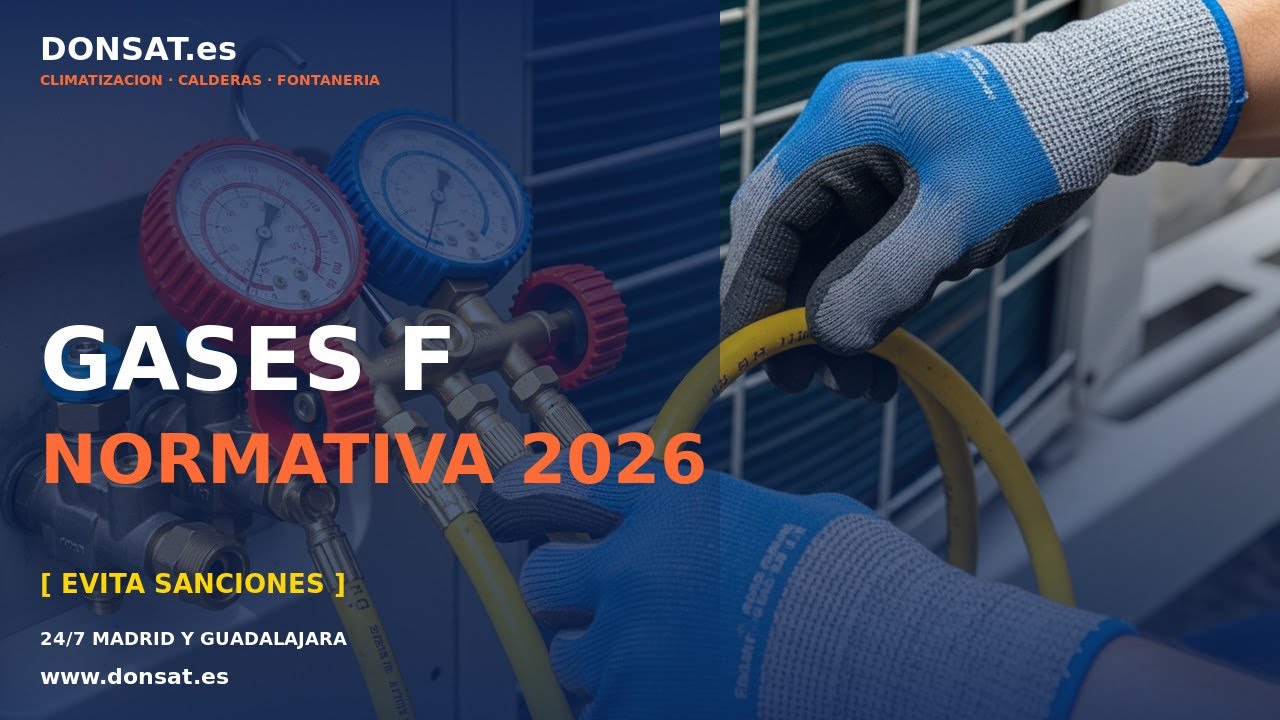 Gases fluorados: normativa, sanciones y consejos para tu aire