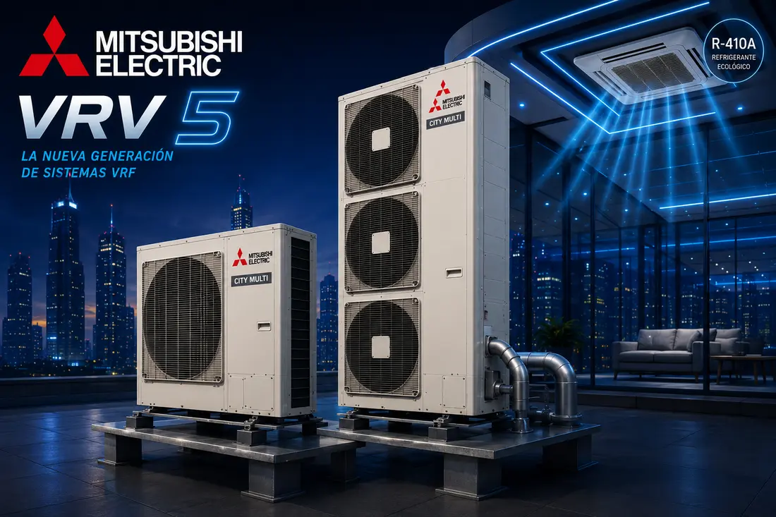 Sistema VRV/VRF Mitsubishi Electric — códigos de error, averías y servicio técnico Don SAT en Madrid y Guadalajara
