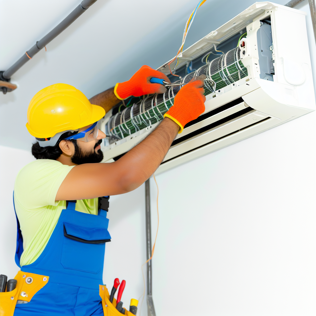 instalación aire acondicionado split